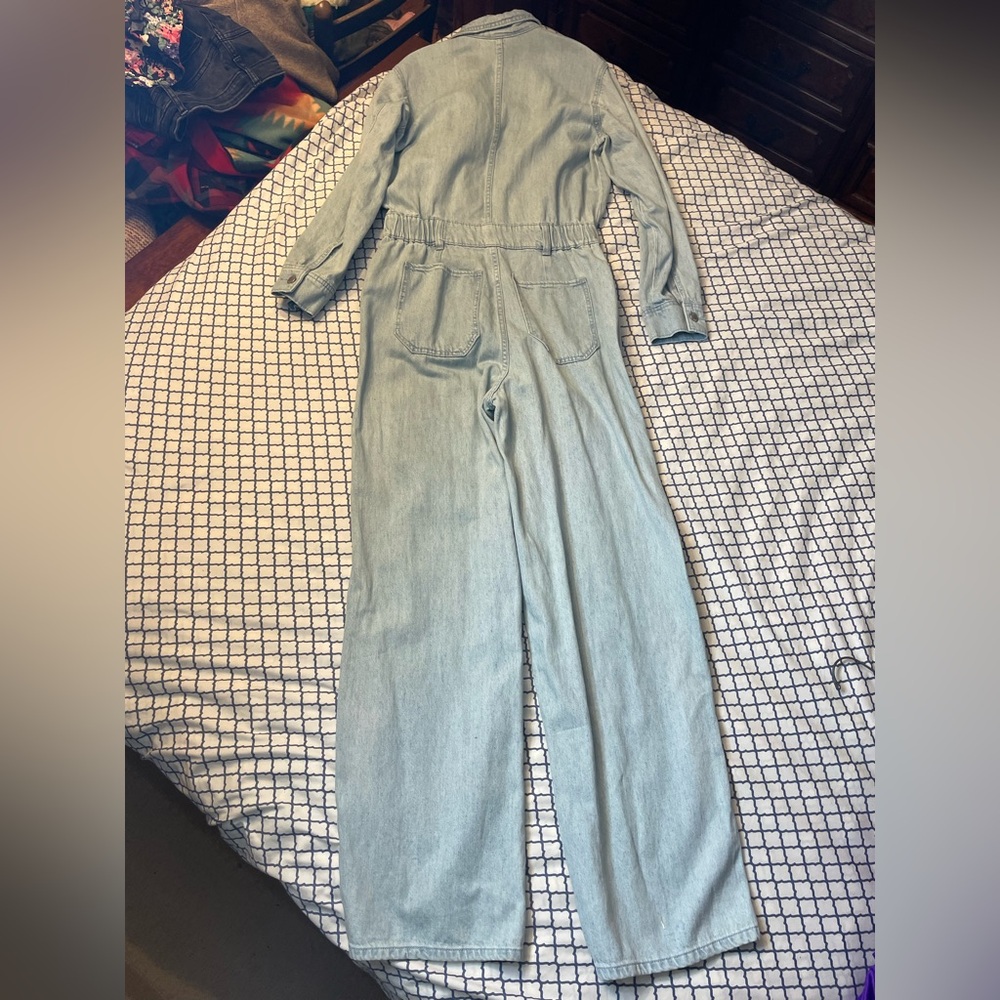 Universal Thread Denim Blue Jumpsuit